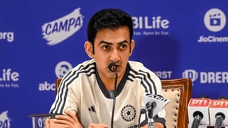Gautam gambhir return to India