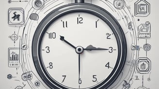 Workers in protective gear are seen on a construction site characterized by metal beams, scaffolding, and wooden supports. They appear to be engaged in construction tasks on a large infrastructure project, possibly a bridge or a similar structure.