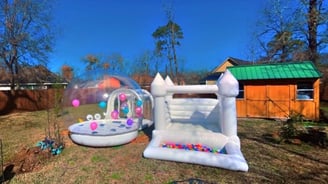 Bubble and Toddler Bouncer Combo