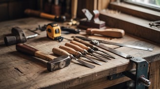 a bunch of tools on a table