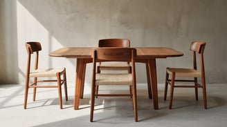 a table with chairs