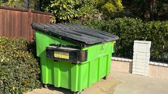 3 cubic yard bins for household junk