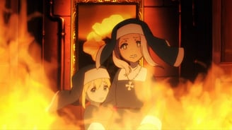 Fire Force Iris and Hibana