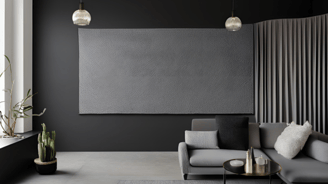 Textured Black and Grey Wall