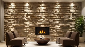 Natural Stone for 3D Design Walls
