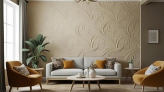 3D Wall Putty Design