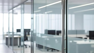 Glass partitionn