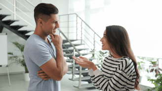 Couple engage in honest conversation