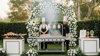 BBQ, BBQ LIVE STATION, live barbeque station