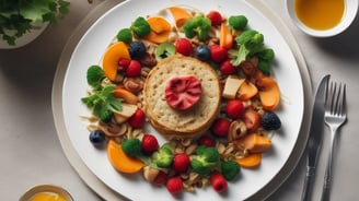 green vegetable on white ceramic plate