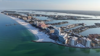 Famous Clearwater Beach at Clearwater Florida