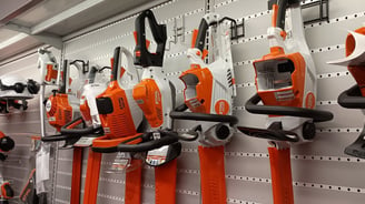 Stihl battery operated chainsaws and trimmers