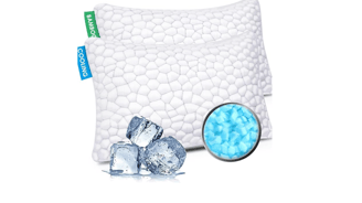 Cooling pillow for relief from night sweats