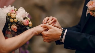 fotografia de casamento aliança