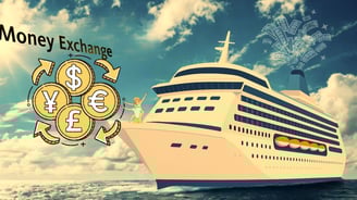 Como funciona o cambio e moedas no navio.