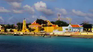 vista do navio Kralendijk Bonaire