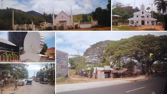 Pequenos comércios locais no caminho até Sabang.