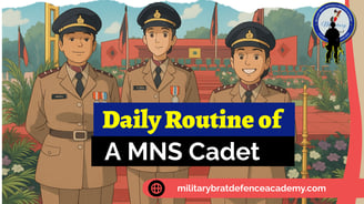 daily life of a mns cadet during training