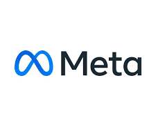 Meta logo for Facebook and Instagram advertising and analytics