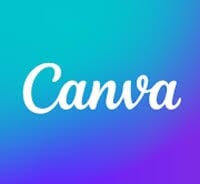 Canva logo for graphic design and social media content creation