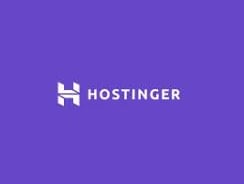 Hostinger logo for web hosting and website building tools