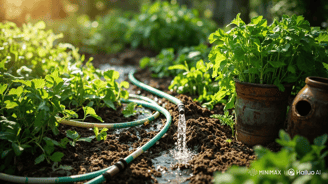 Irrigação localizada: como direcionar água às plantas certas para evitar o crescimento de ervas dani