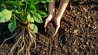 Aprenda a proteger raízes expostas e revitalizar seu jardim com técnicas naturais e acessíveis.