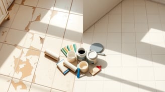 Restaure pisos cerâmicos manchados ou rachados sem quebra-quebra. Soluções econômicas e fáceis.
