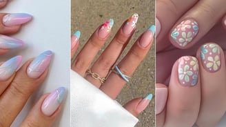 15 Diseños de uñas de primavera en tonos pastel