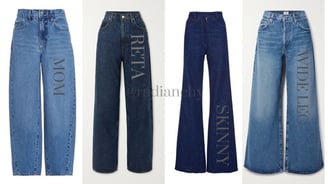 CALÇAS JEANS ELEGANTES