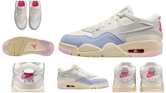 a collection of different sneakers, Nike Air Jordan 4 RM Easter 