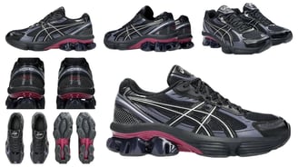 a collection of different sneakers, Asics Gel-Kinetic Fluent