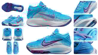 a collage of a variety of different sneakers, Nike GT Hustle 3 with collab of Bueckers