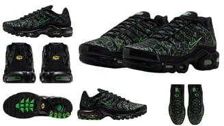 a collection of sneakers, Nike Air Max Plus Shattered Glass