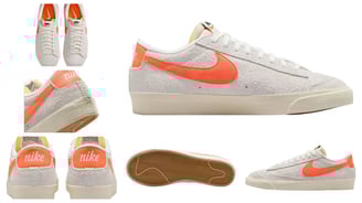 a collection of different  sneakers Nike Blaze Low 77