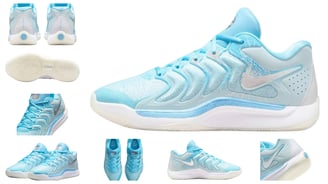 a variety of different types of sneakers Nike KD 17