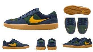 a collection of different types of sneakers, Nike SB force 58 Unissex.