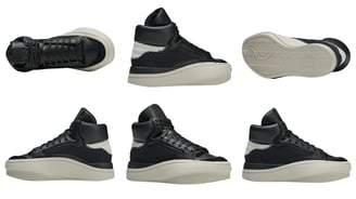 a variety of different types of basket sneaker, adidas Y-3 Centennial High.
