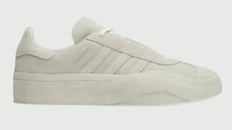 a off-white adidas sneakers with a off-white sole, adidas Y-3 Gazelle.