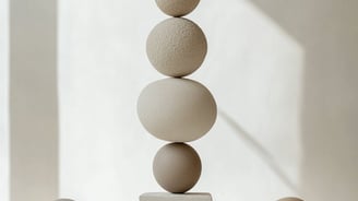 Freestanding ceramic sculpture custom art by Lumai Studio for curated sightline in Rosewood Vienna i