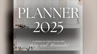 Planner 2025 grátis para baixar em imprimir Os melhores sites com arquivos grátis