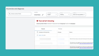 ad prieview and diagnosis tool