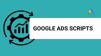 a banner with the title that says google ads scripts and a google ads logo