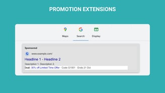 google ads promotion extension