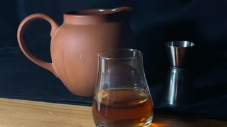 A Wee Dram painting set up idea