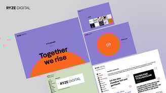 Mockup, RYZE Digital, Coporate Design Manual