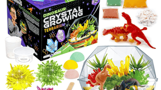 Original Stationery Kit de Terrarium de Dinosaure en Cristal, Expérience Créative Inoubliable sur Le