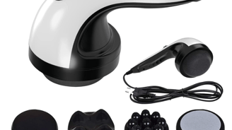 Appareil Massage Anti Cellulite Electrique Sculptural Circulaire , Livré avec 4 Accessoires, Convien
