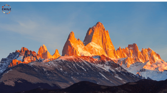 a mountain range from Patagonia, Chile