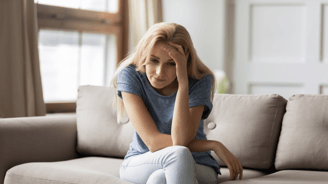 frustrated mother